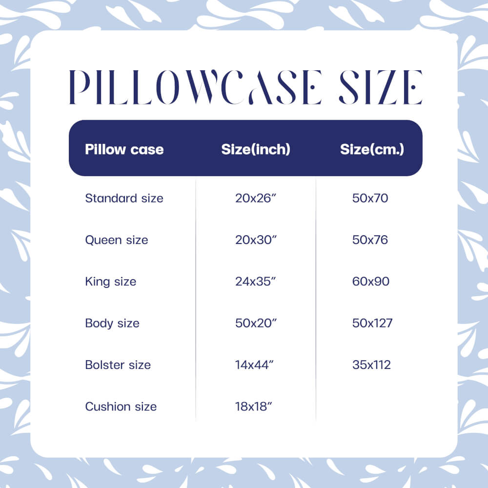 ปลอกหมอนหนุน SAIYASIRI รุ่น SIGNATURE ขนาด QUEEN SIZE 20X30  นิ้ว สี NAVY BLUE